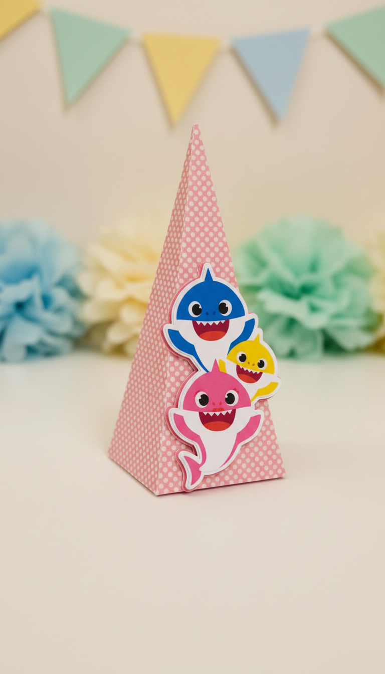Temática personalizada: Baby Shark Rosa