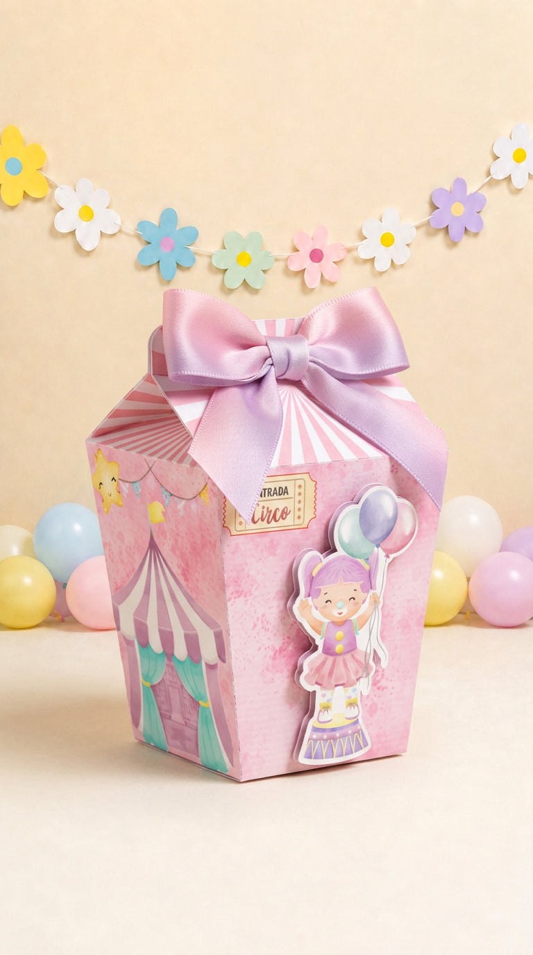 Temática personalizada: Circo Rosa