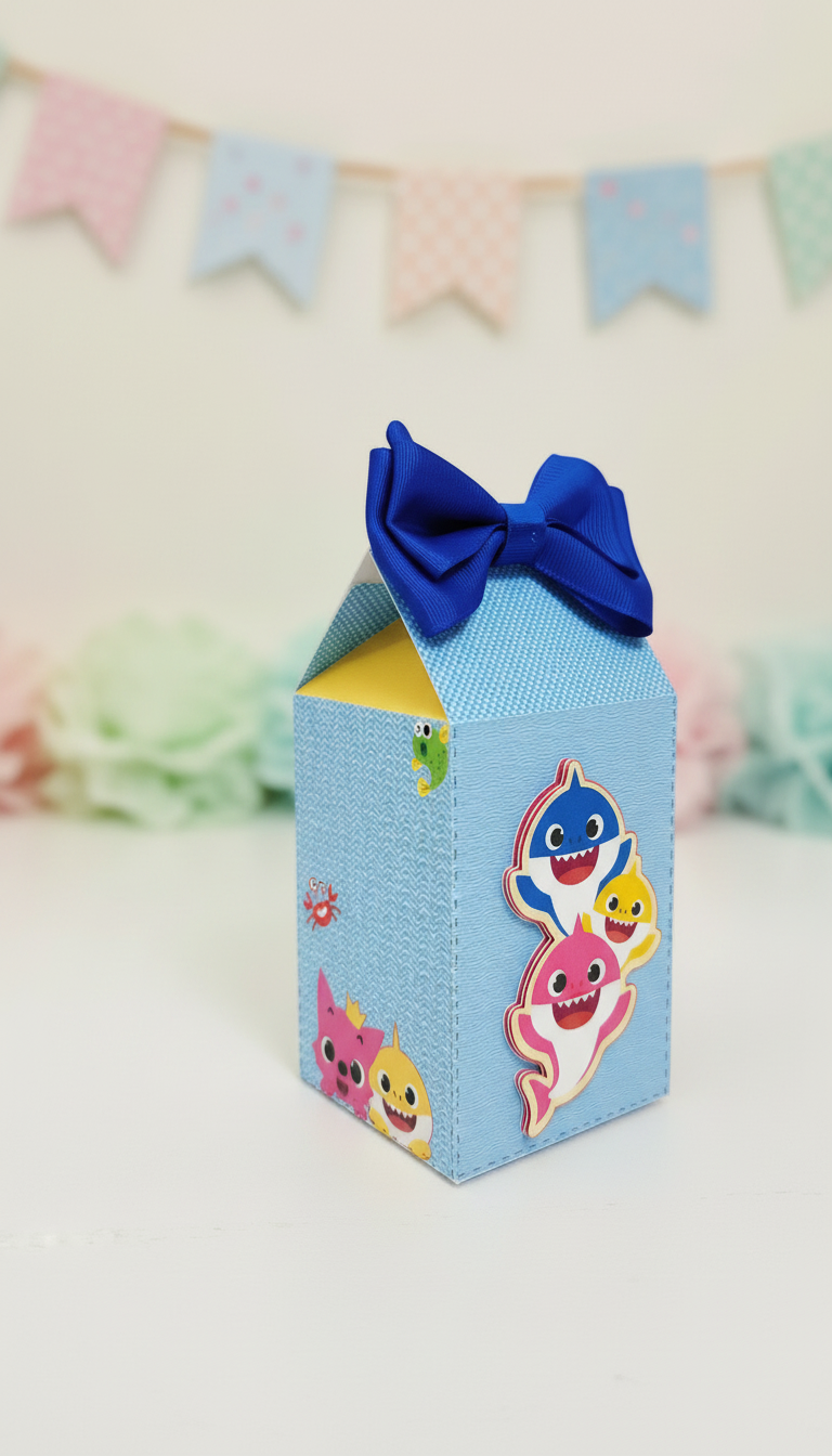 Temática personalizada: Baby Shark Azul