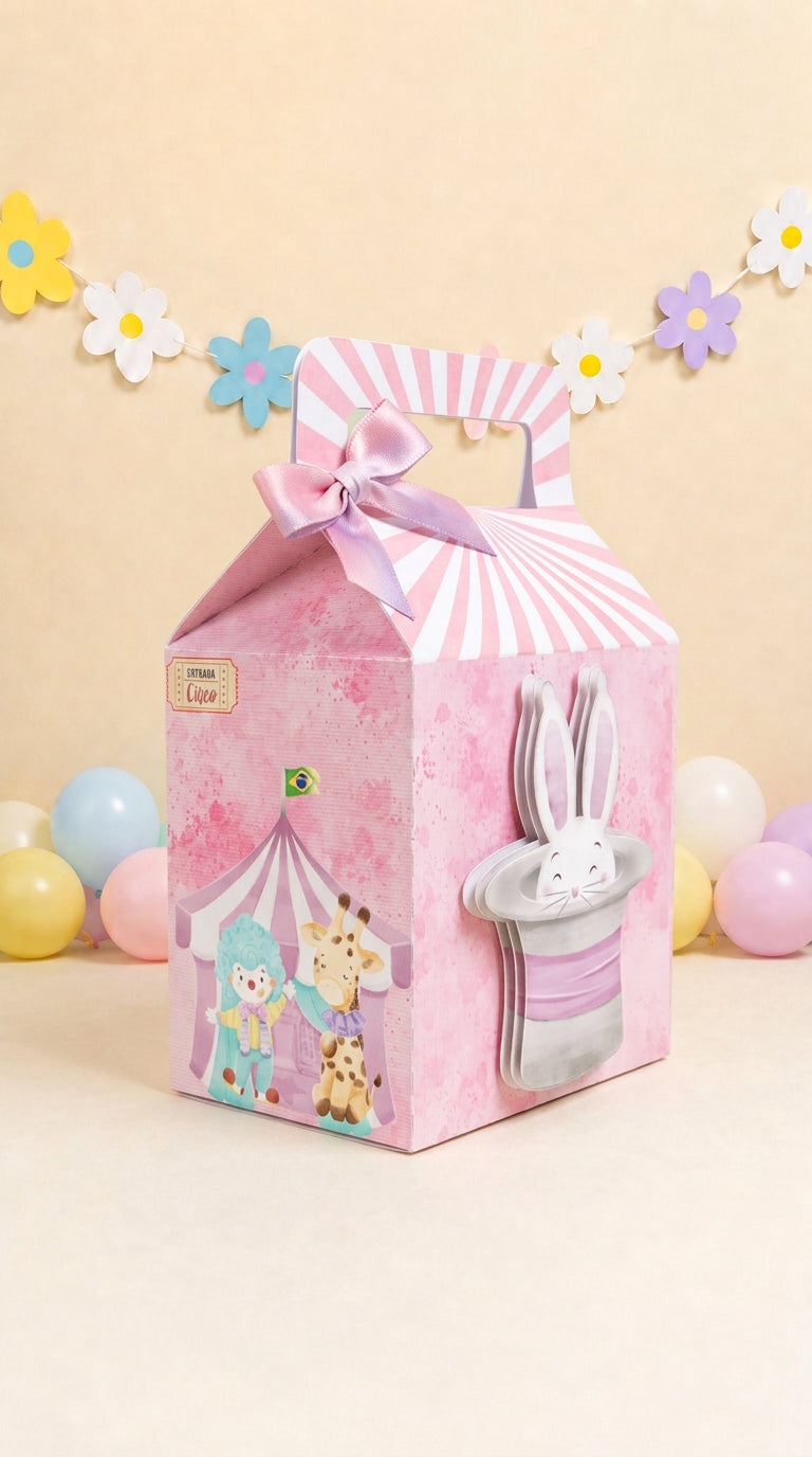 Temática personalizada: Circo Rosa