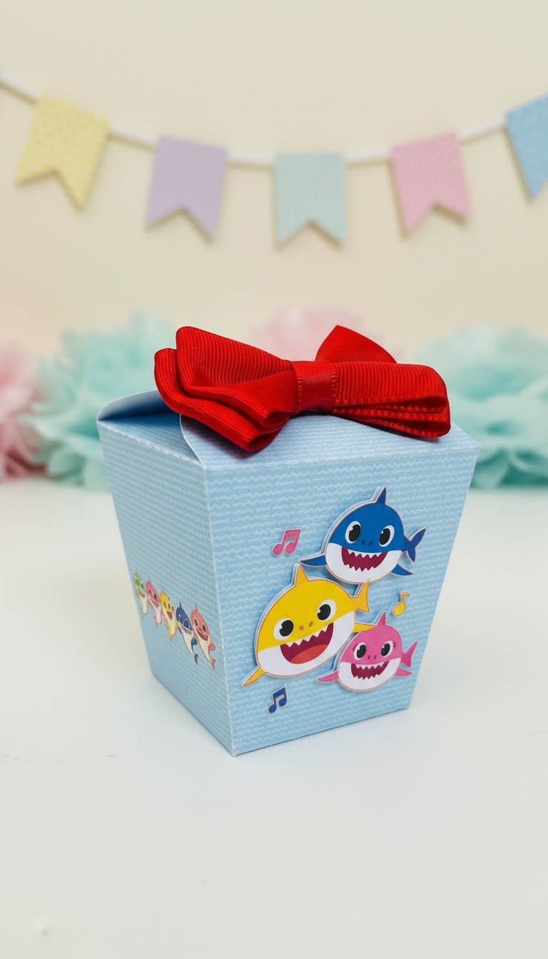 Temática personalizada: Baby Shark Azul
