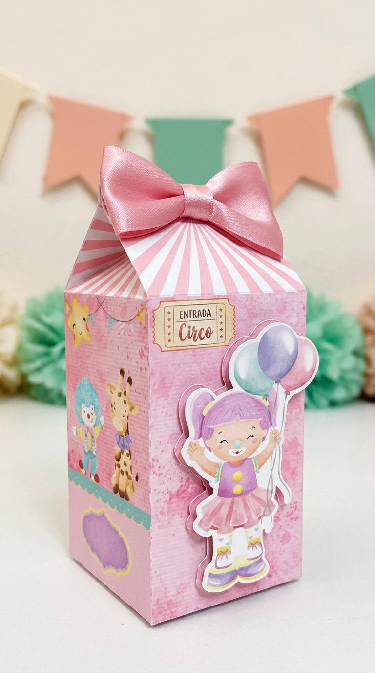 Temática personalizada: Circo Rosa