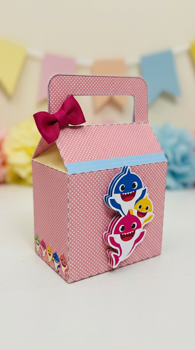 Temática personalizada: Baby Shark Rosa