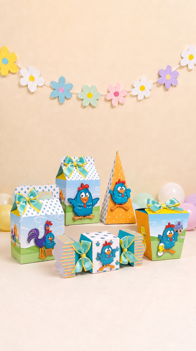 Temática personalizada: Gallina pintadita Tradicional (Gallinita)