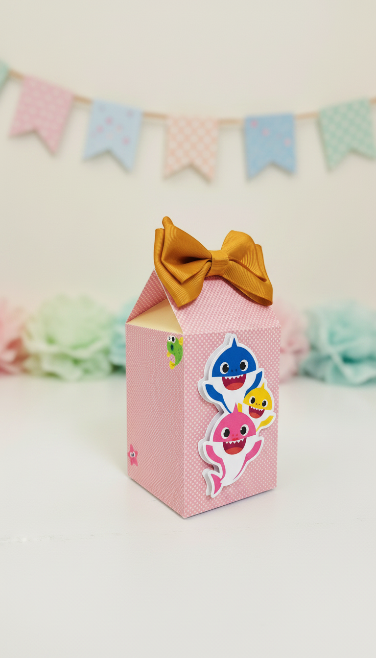 Temática personalizada: Baby Shark Rosa