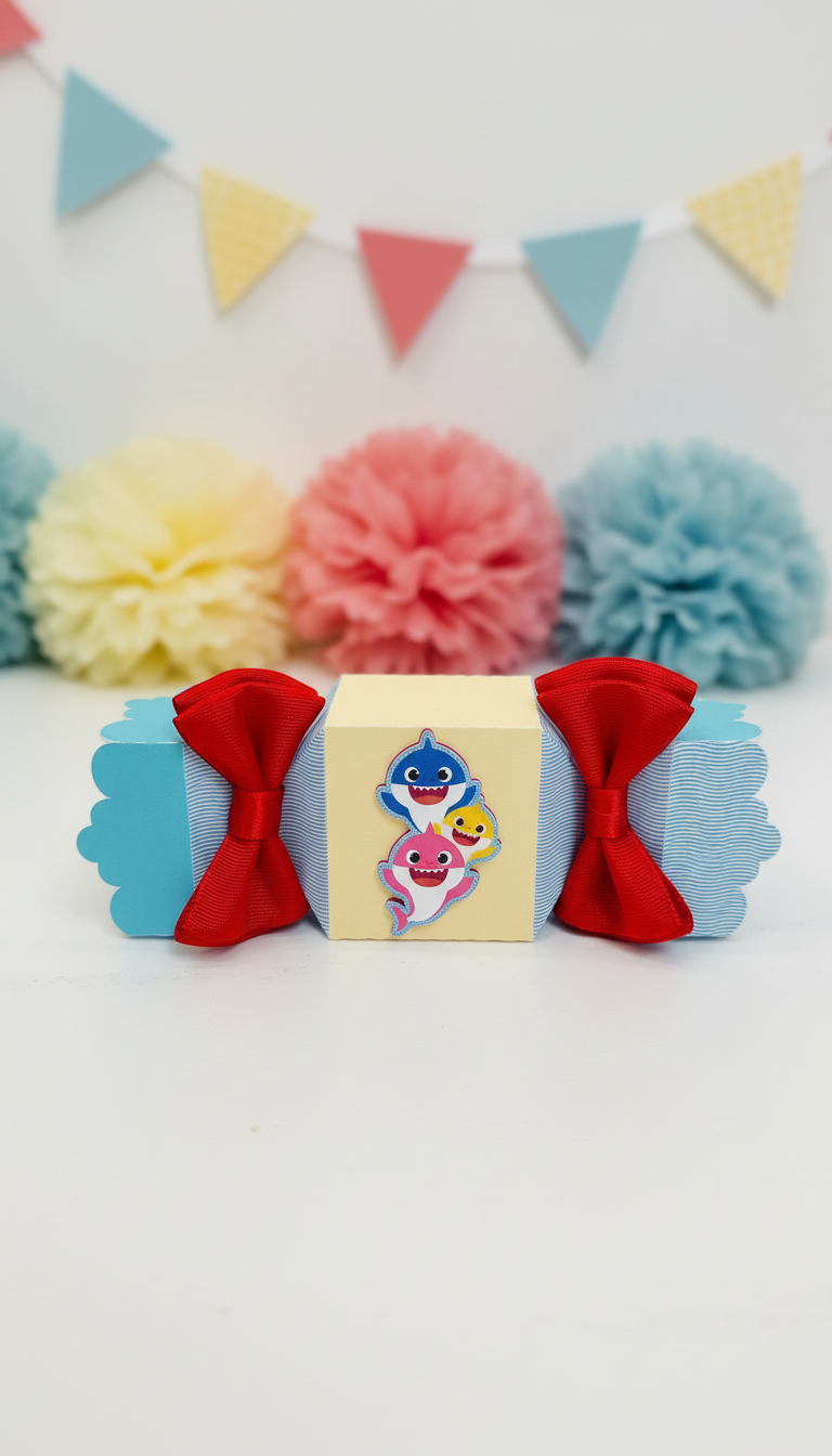 Temática personalizada: Baby Shark Azul
