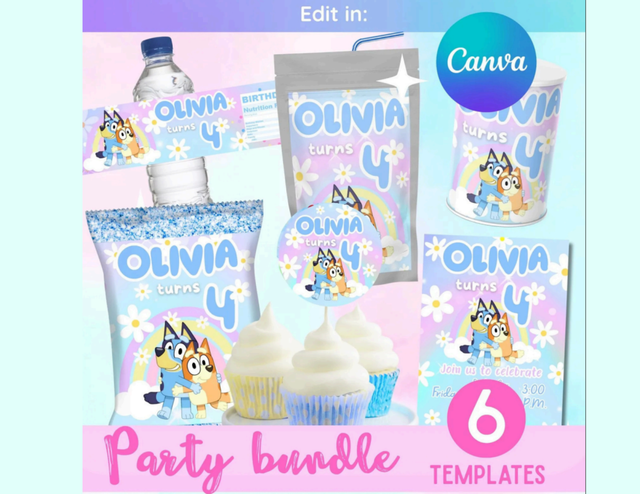 Temática personalizada: Bluey