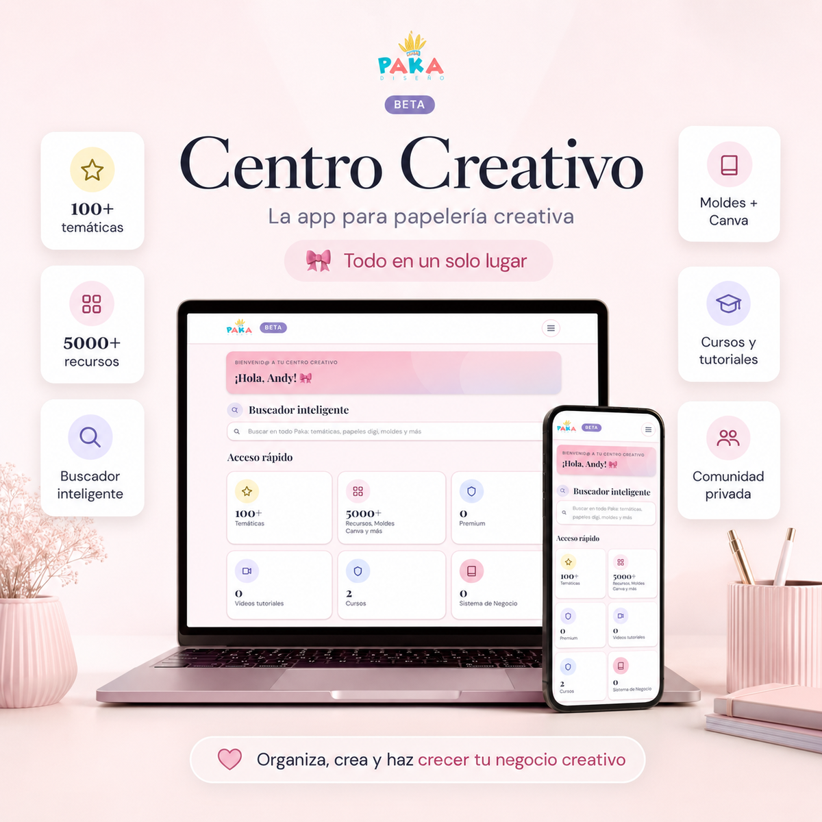 Centro Creativo: La App para papelería Creativa